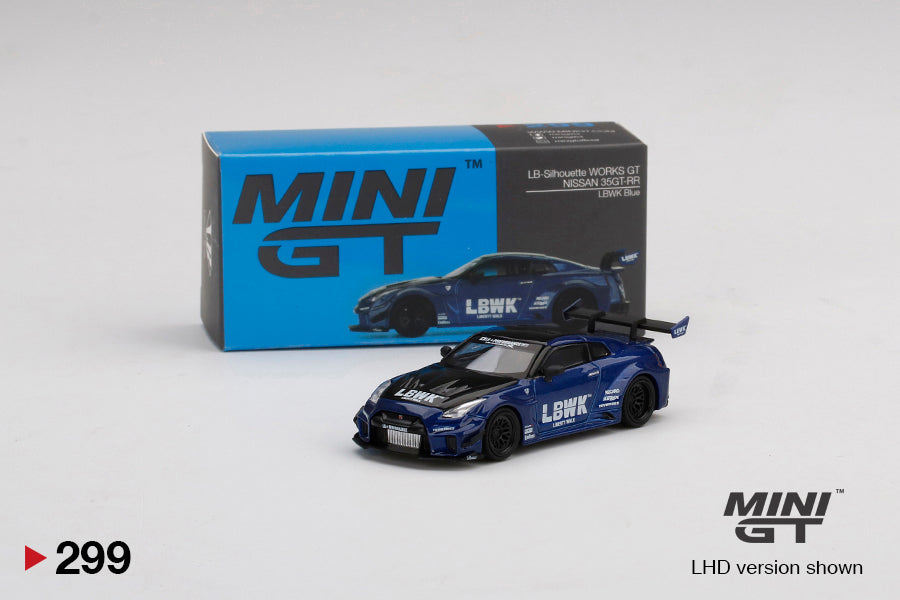 Mini GT Nissan 35GT-RR V.2 LBWK Blue