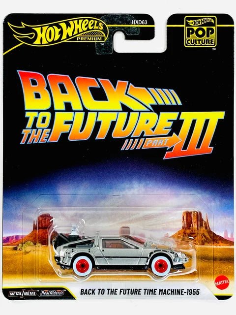 Hot Wheels Pop Culture Case P Back to the Future Part III Time Machine – 1955