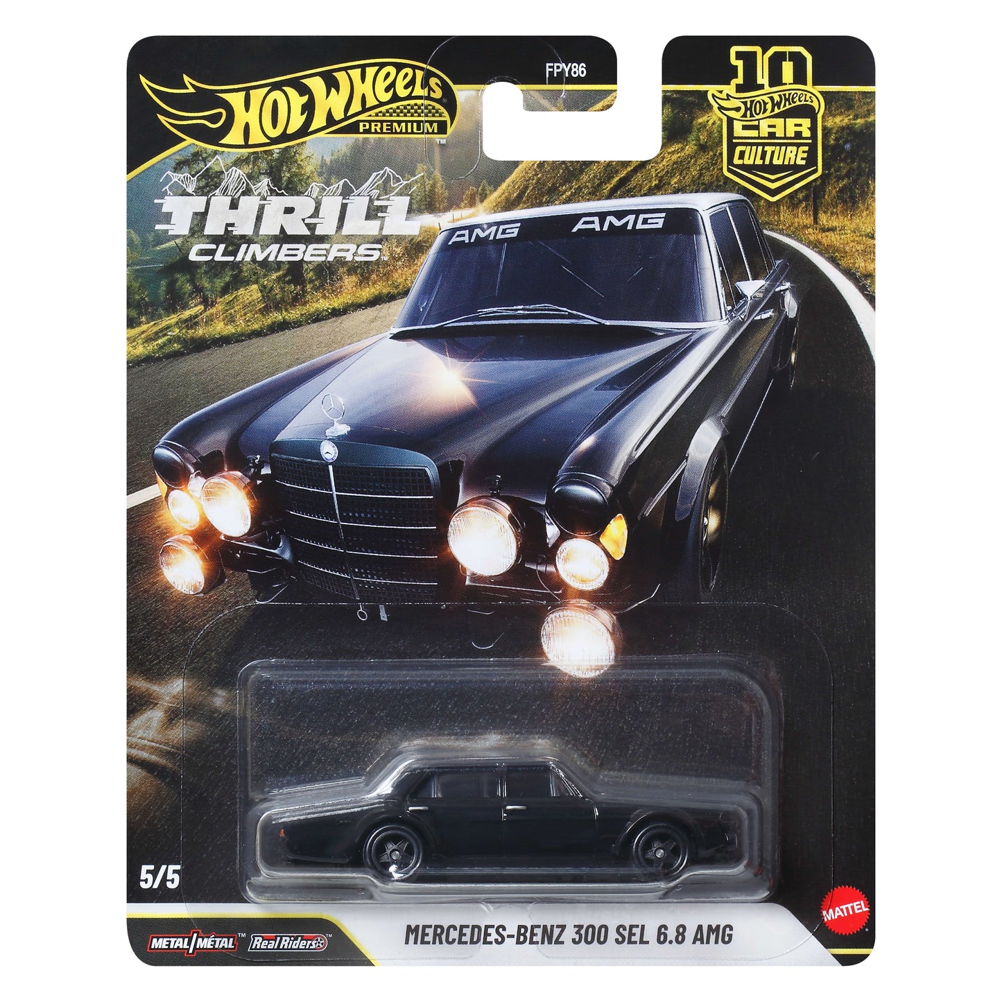 Hot Wheels Thrill Climbers Mercedes-Benz 300 SEL 6.8 AMG