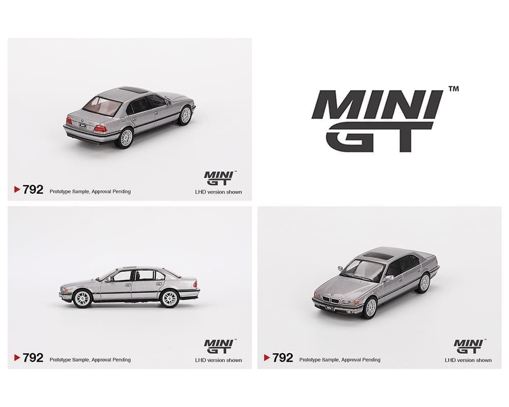 Mini GT BMW 750IL Aspen Silver Metallic