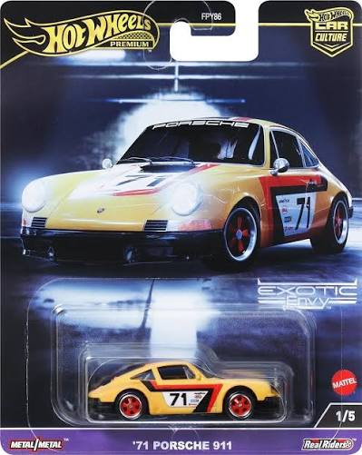 Hot Wheels Premium Car Culture 2024 Exotic Envy '71 Porsche 911