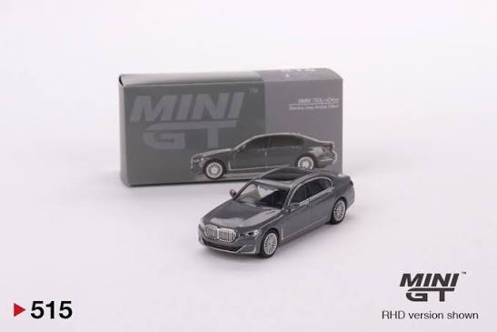 Mini GT BMW 750Li xDrive Bernina Grey Amber