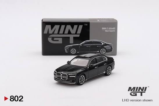 Mini GT BMW i7 EDrive50 Black Sapphire RHD