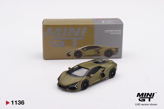 Mini GT Lamborghini Revuelto Verde Gea Matte