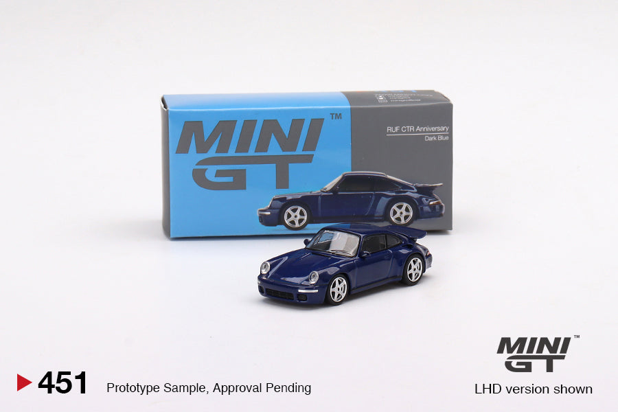 Mini GT RUF CTR Anniversary Dark Blue