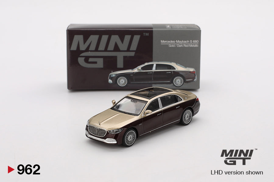Mini GT Mercedes-Maybach S680 Gld/Red Metallic