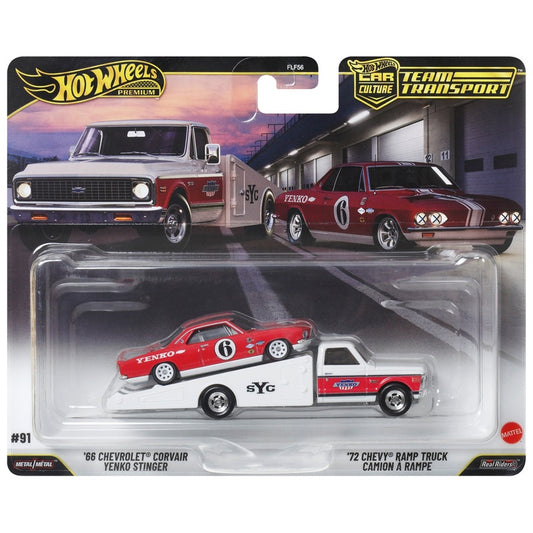 Hot Wheels Team Transport Chevrolet Corvair Yenko Stinger and Ramp Truck