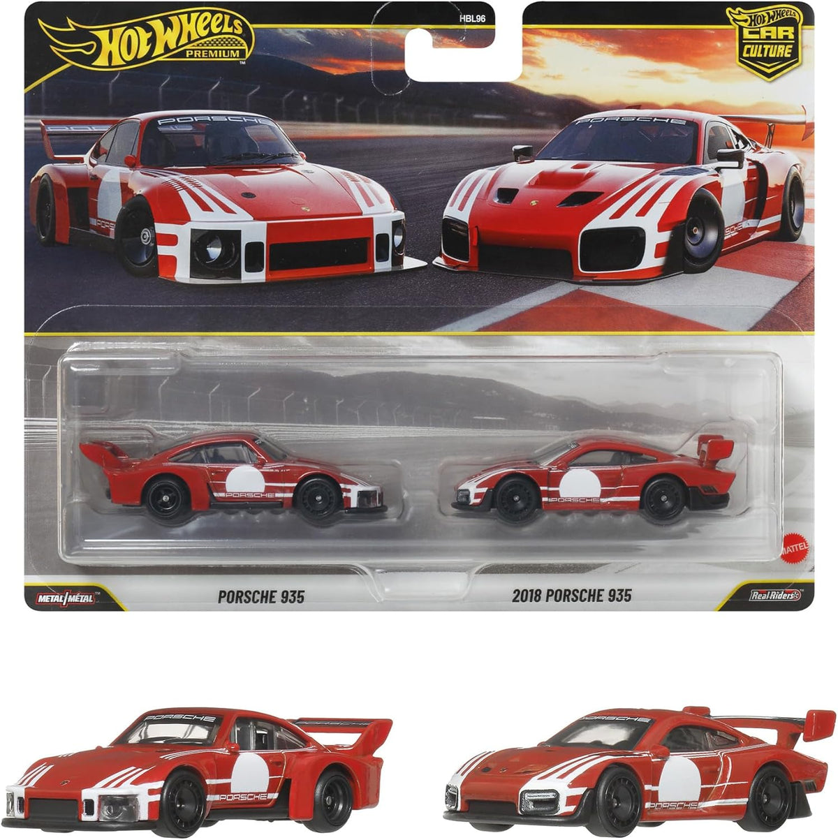 Hot Wheels Car Culture Premium 2-Pack Porsche