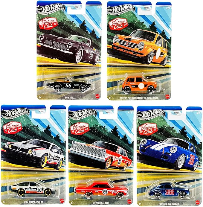 Hot Wheels Silver Series Vintage Club Complete Set