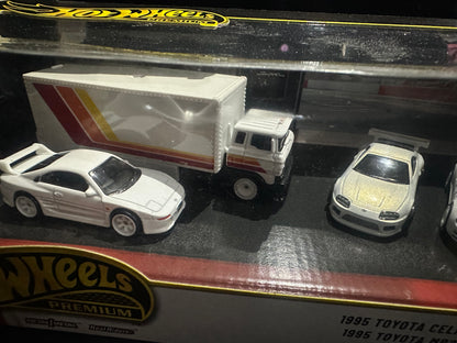 Hot Wheels Premium Collector Toyota Display Set Damaged box