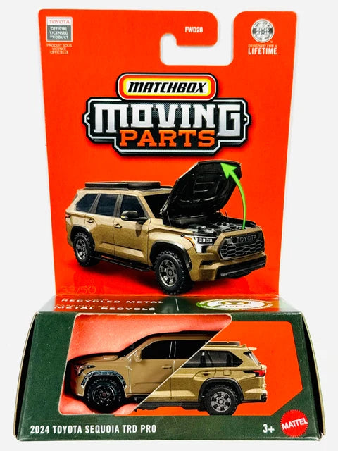 Matchbox 2026 Moving Parts 2024 Toyota Sequoia TRD PRO
