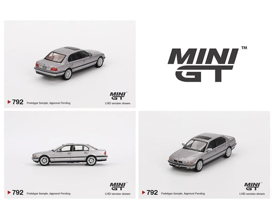 Mini GT BMW 750IL Aspen Silver Metallic
