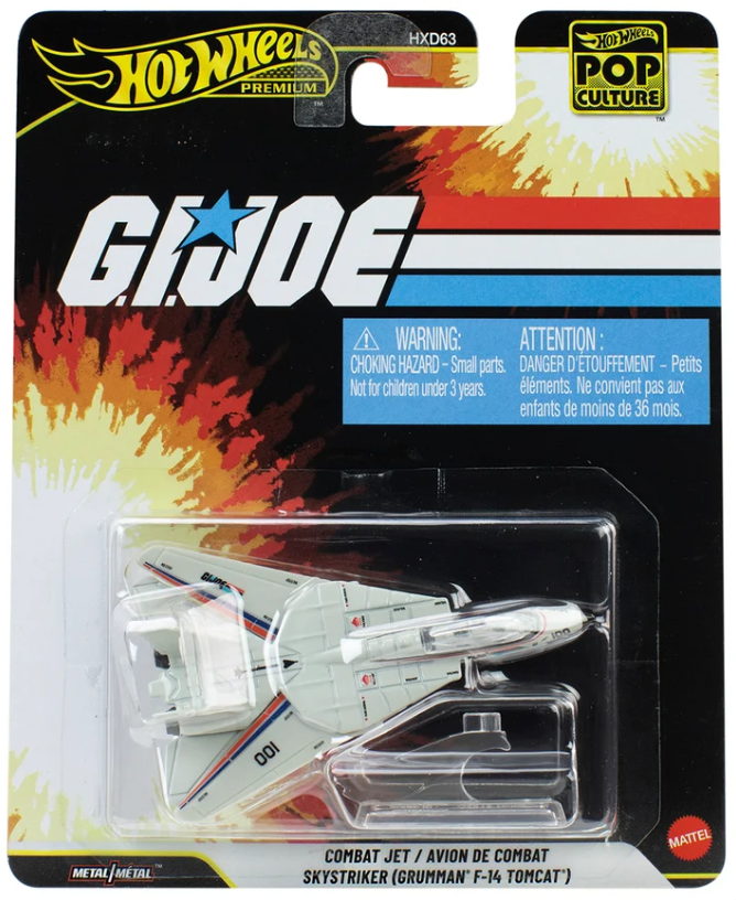 Hot Wheels Pop Culture - Combat Jet / Avion De Combat Skystriker (Grumman F-14 Tomcat)