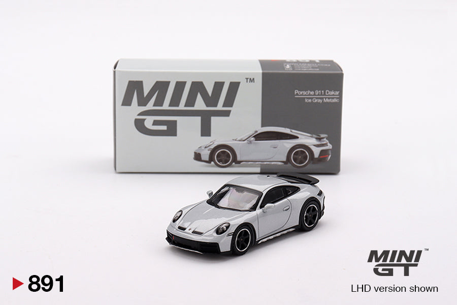 Mini GT Porsche 911 Dakar Ice Grey