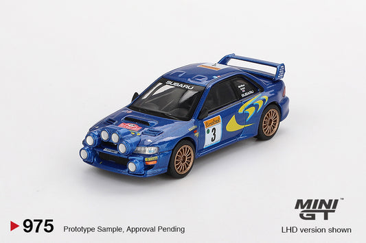 Mini GT Subaru Impreza WRC98 1998 Rally Monte-Carlo 3rd Place #3