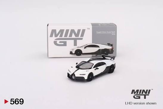 Mini GT Bugatti Chiron Super Sport White