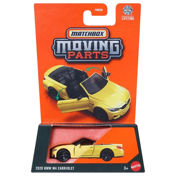 Matchbox 2025 Moving Parts 2020 BMW M4 Cabriolet