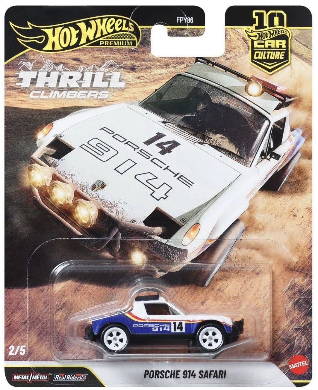 Hot Wheels Care Culture Thrill Climbers - Porsche 914 Safari