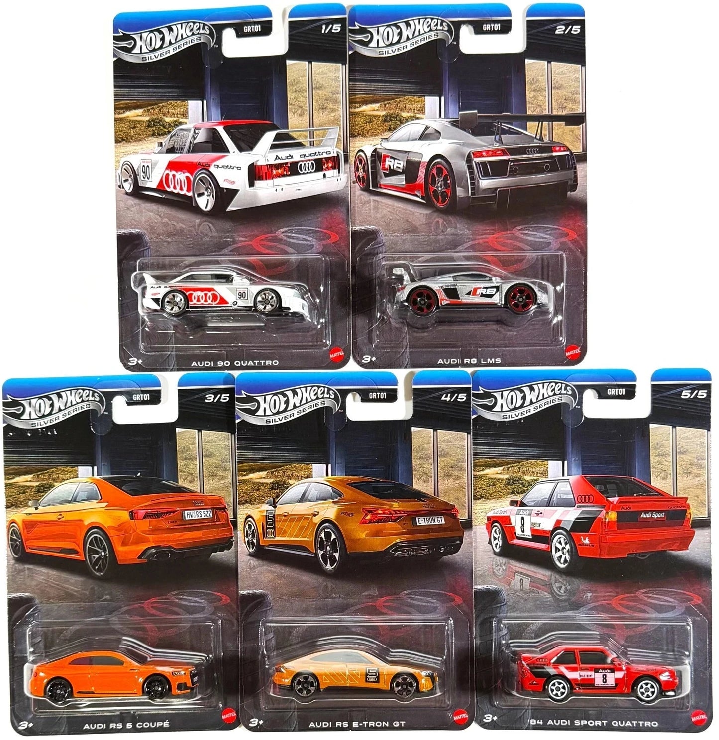 Hot Wheels Silver Series 2026 Audi Complete Set
