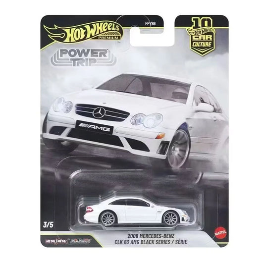 Hot Wheels Power Trip 2008 Benz CLK 63 AMG Black Series