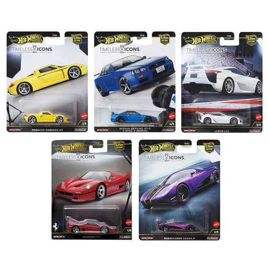 Hot Wheels Timeless Icons Complete Set