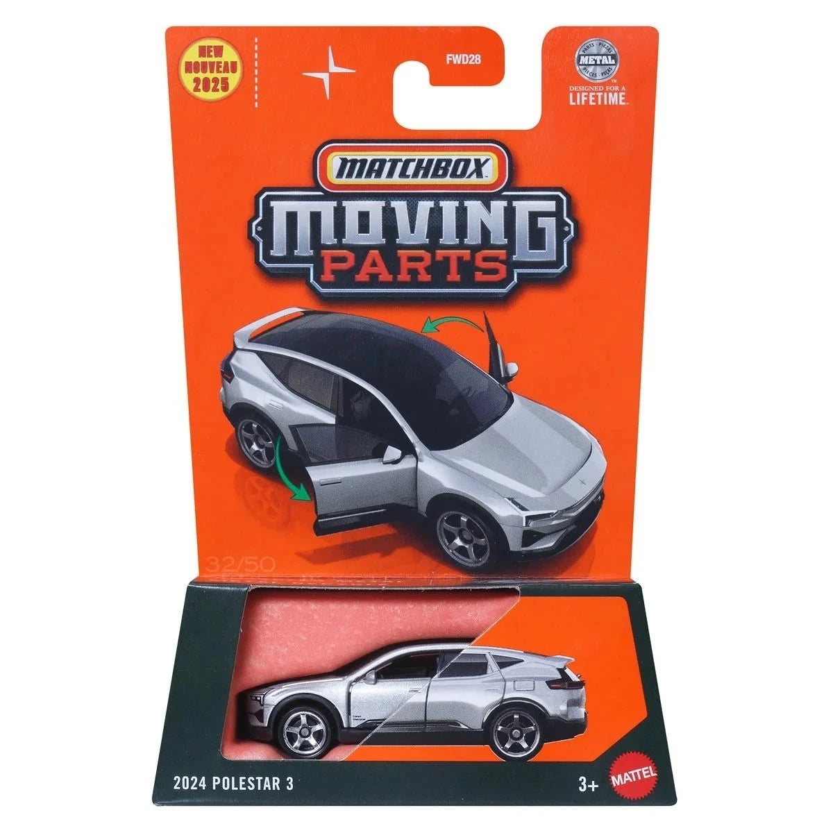 Matchbox 2025 Moving Parts 2024 Polestar 3