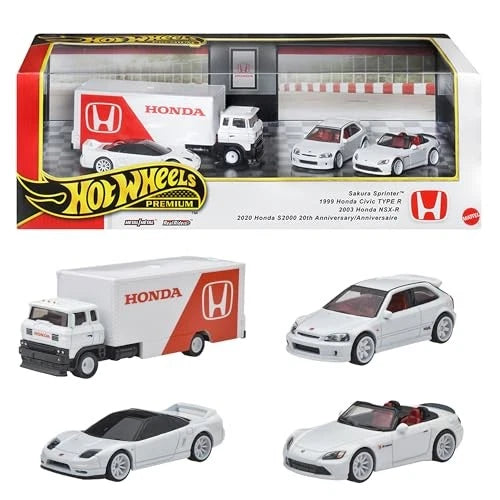 Hot Wheels Premium Collector Honda Type R Heritage Display Set